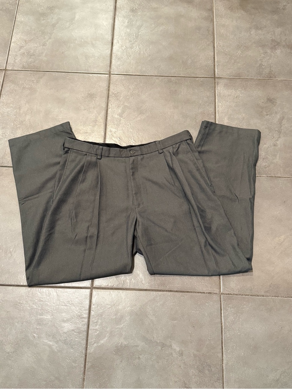 Haggar Men's Dress Pants - Dark Gray